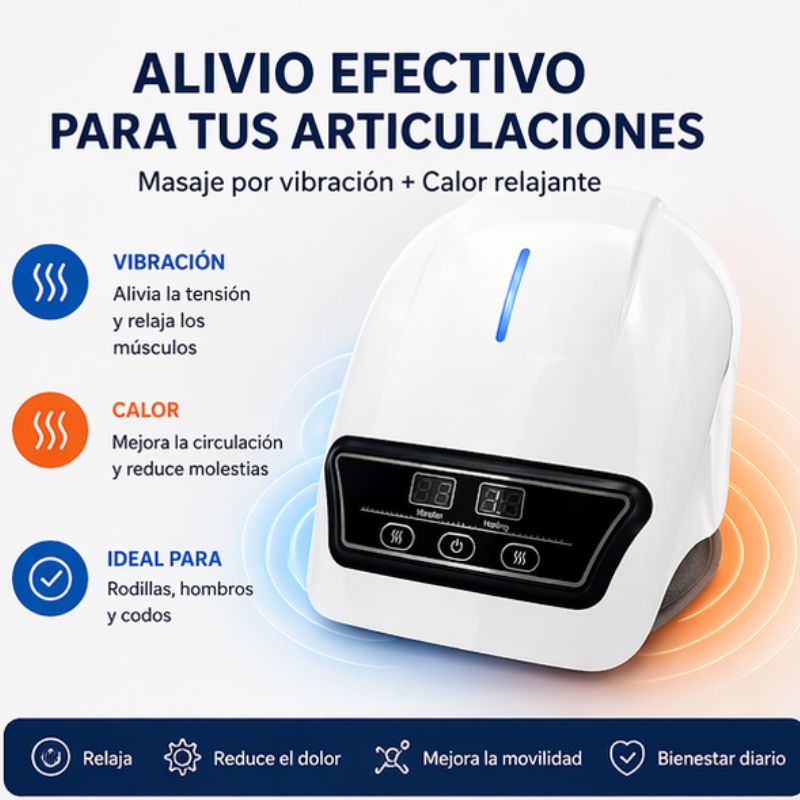 Masajeador de Rodillas con Vibración y Calor Infrarrojos